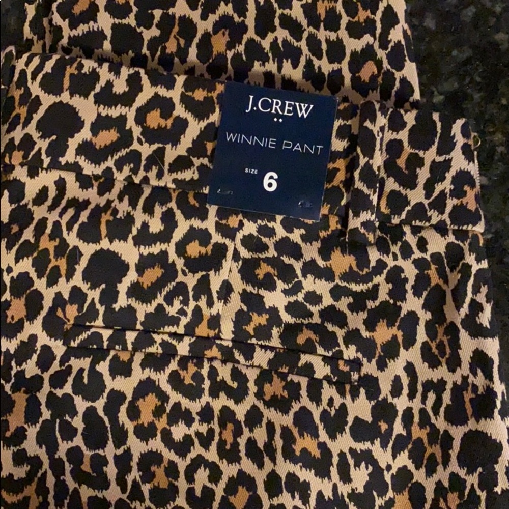 J. Crew Leopard Winnie Pant